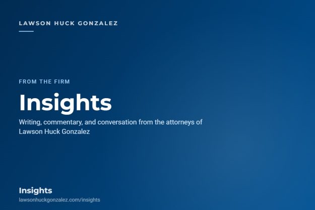 Lawson Huck Gonzalez Insights